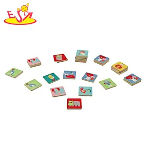 Factory Direct Educational Wooden Animal Memory Matching Cards For Kids W12E189